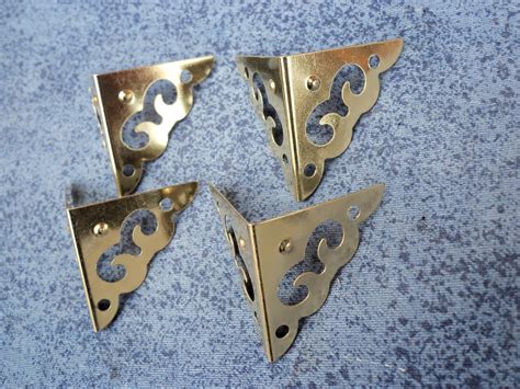 faux metal corner table brackets|Amazon.com: Decorative Metal Corners.